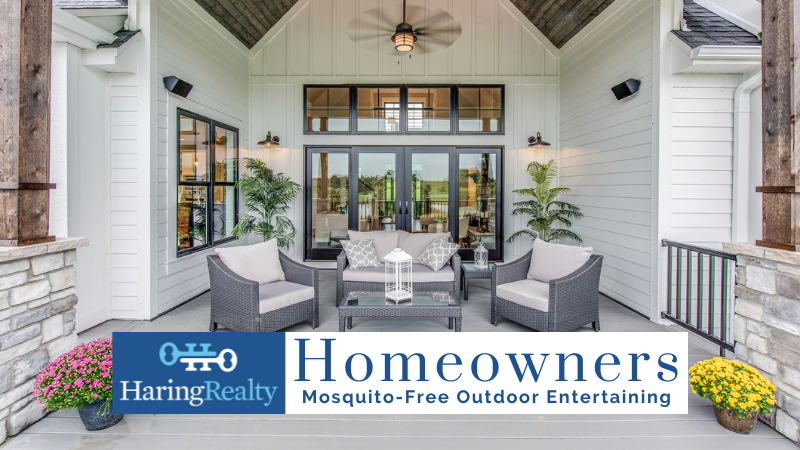 Mosquito-Free Outdoor Entertaining - Homeowners - Haring Realty