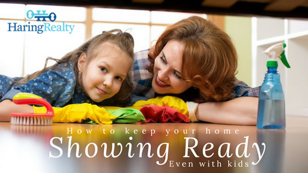 Keep Your Home Showing Ready with Kids