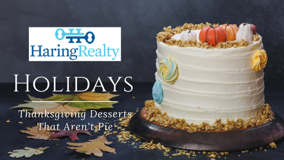 Thanksgiving Dessert Ideas - Haring Realty